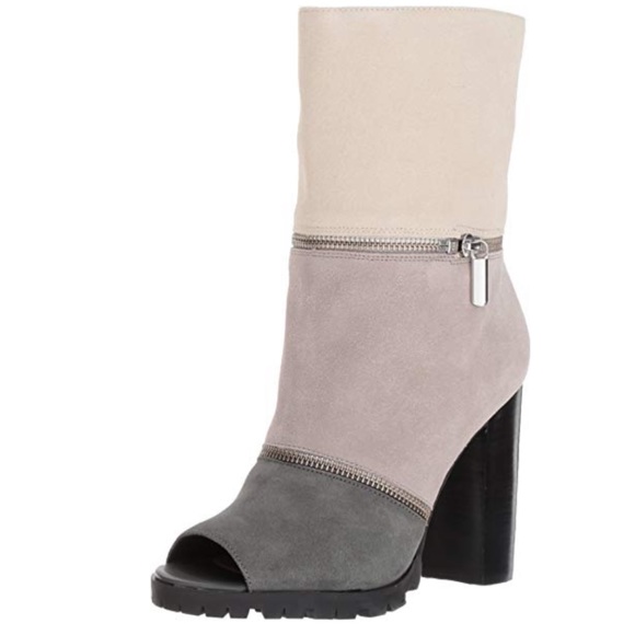Charcoal Hues Multi Way Mid Calf Ankle Boots - Picture 3 of 5
